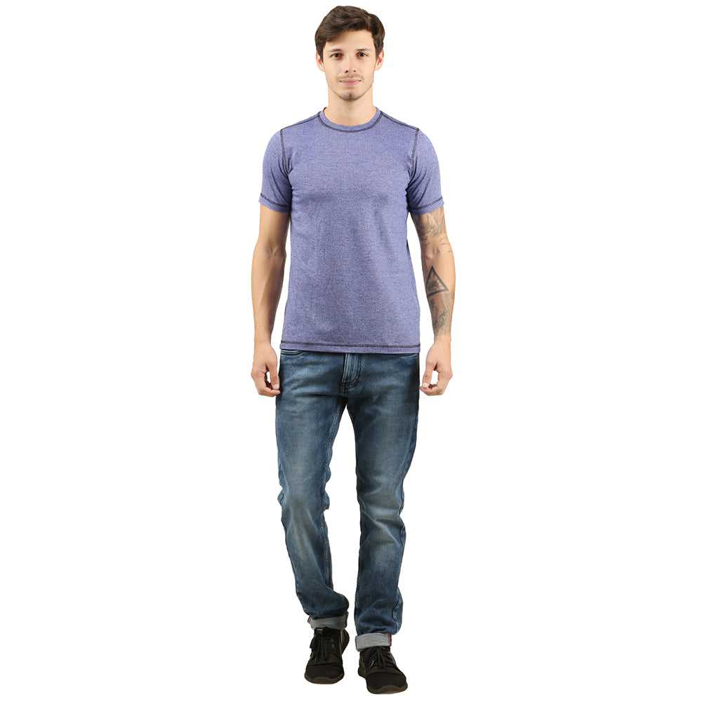  violet neck T-shirt