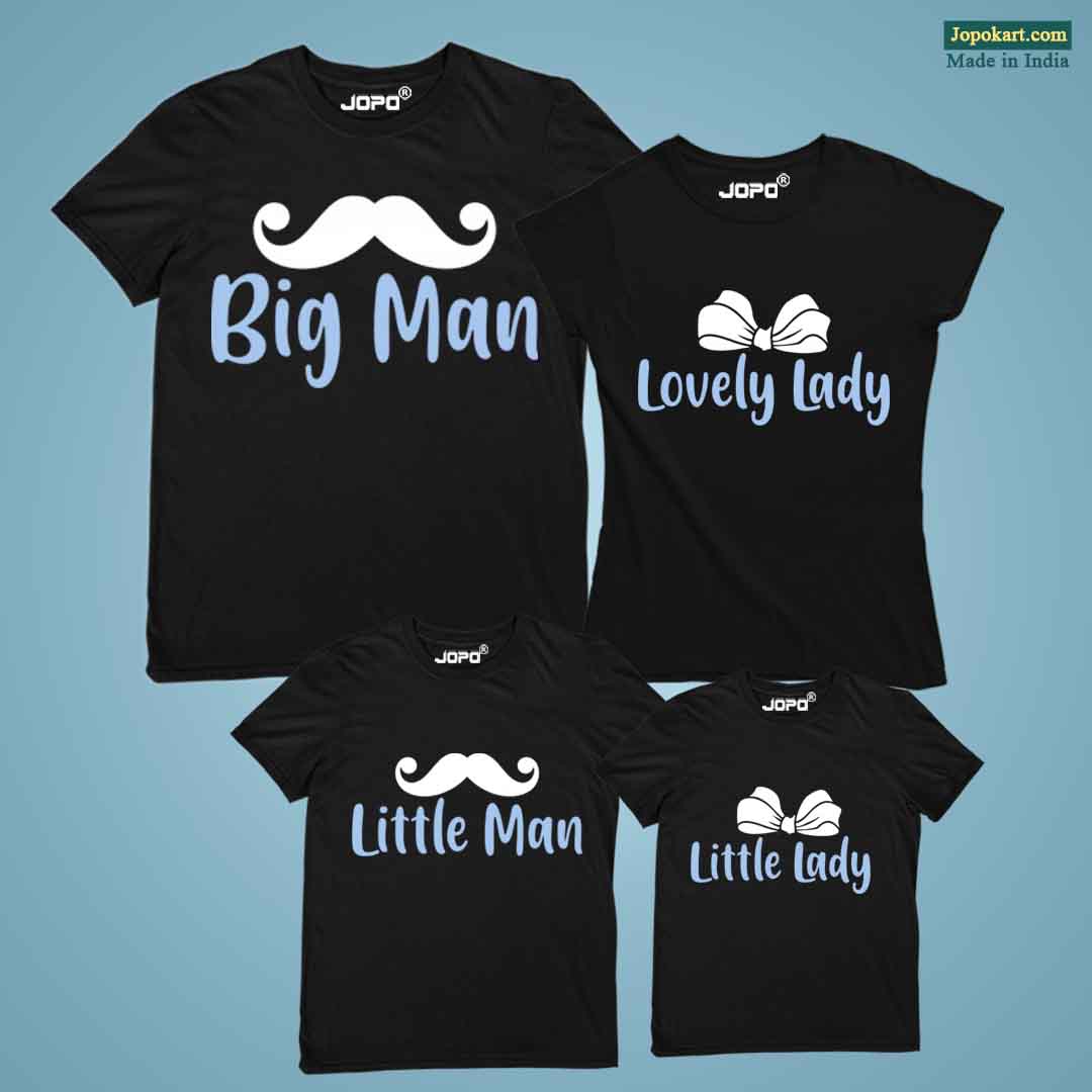 Little Man Theme Birthday Party Matching Family T-shirts Son's First Birthday