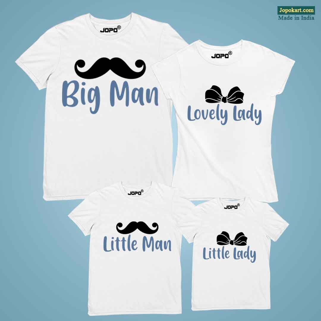 Little Man Theme Birthday Party Matching Family T-shirts Son's First Birthday