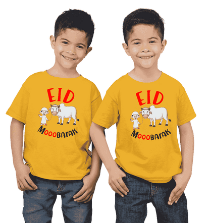 Kids eid mubarak tshirt for boys