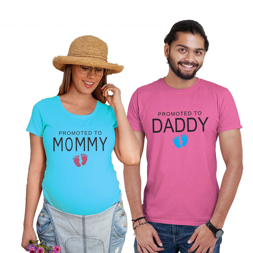 Promoted to Mommy Shirt Pregnancy T-shirt Pregnancy Reveal 