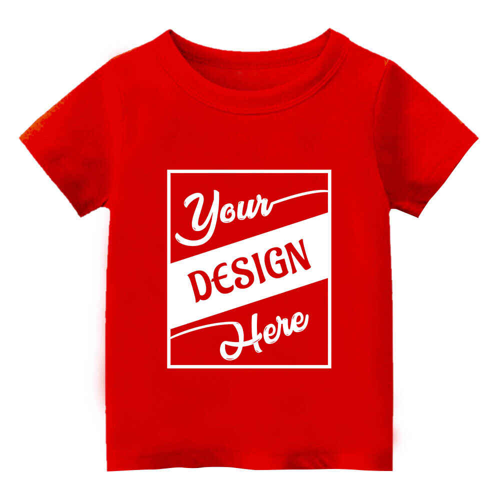 Custom Round Neck Kids Boy