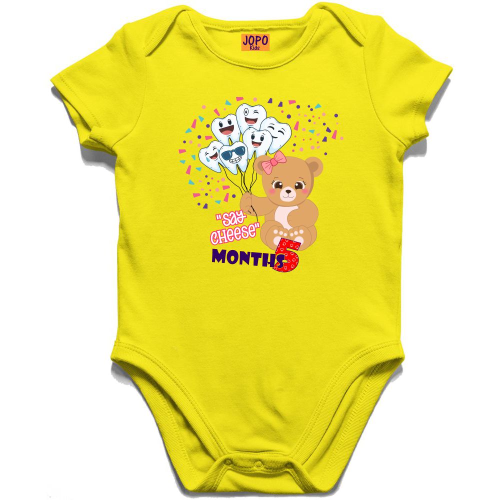 Teddy 5month onesie