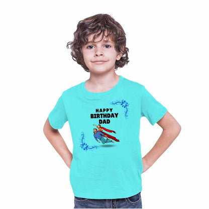 Happy Birthday Dad Design Boy T-shirt 