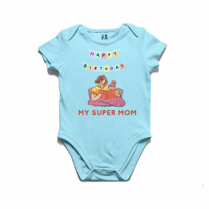 Happy Birthday Super mom T-shirt/Romper