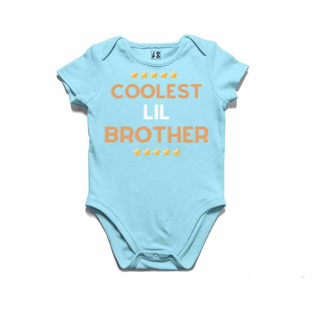 Cooler Lil Brother Design Multicolor T-shirt/Romper