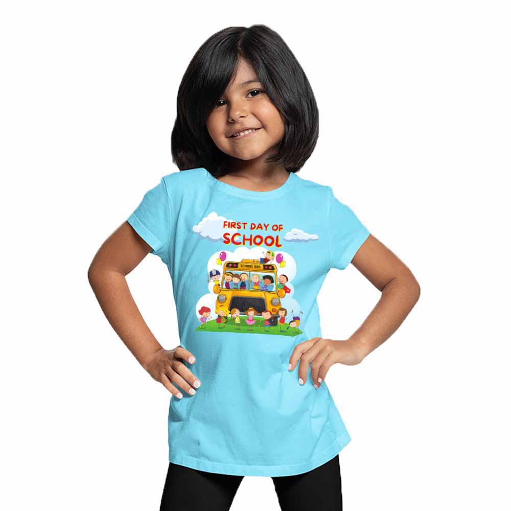 Pre-school Theme First Of School T-Shirt For Kids