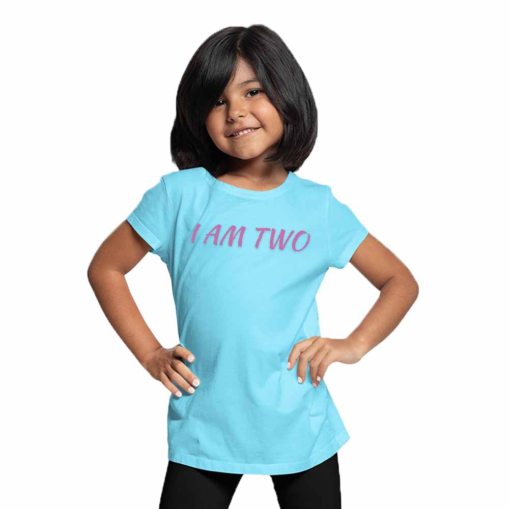 I Am Two Birthday Theme Kids T-shirt