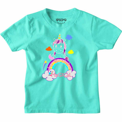 1st Birthday Unicorn Design kids T-shirt/Romper