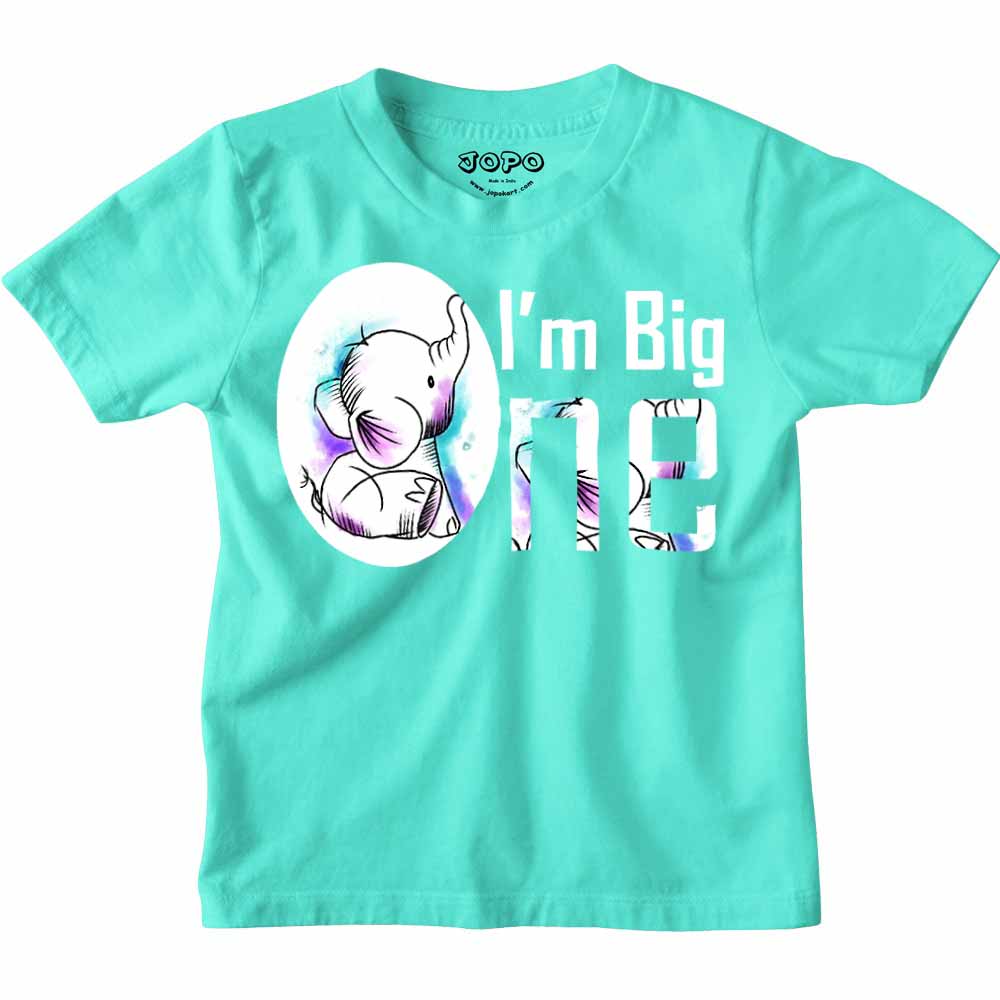 Iam Big one Elephant+ Design T-shirt/Romper