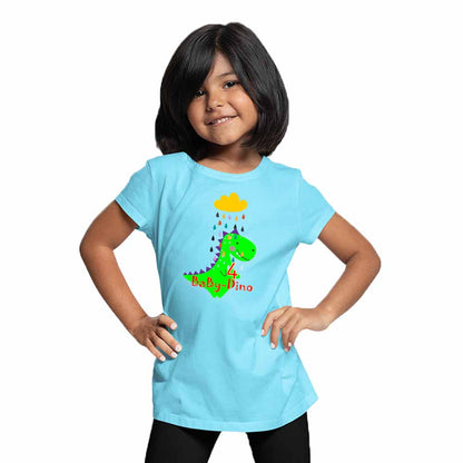 Baby Dino designed 4rd Birthday Theme Kids T-shirt