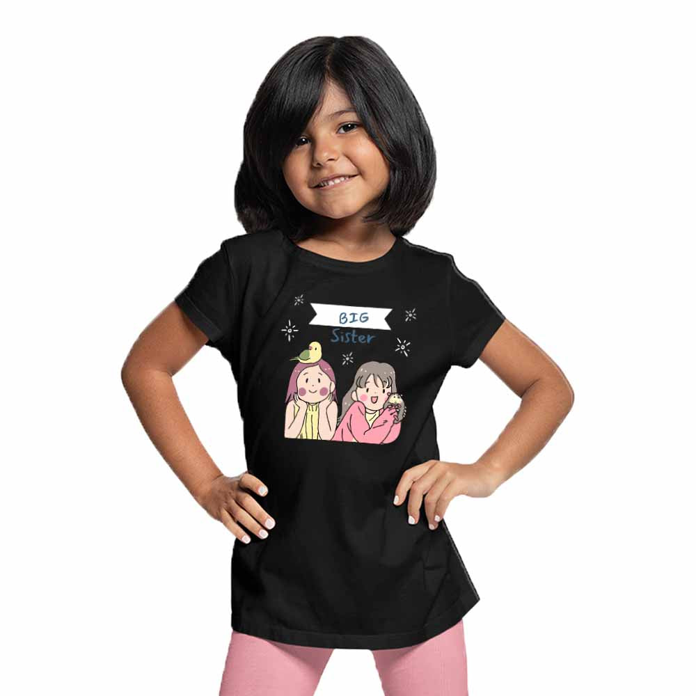 Big Sister Printed Design T-Shirt