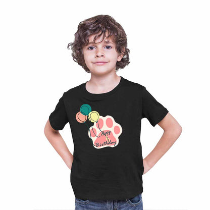 Balloon Design 5th Birthday Theme Kids T-shirt