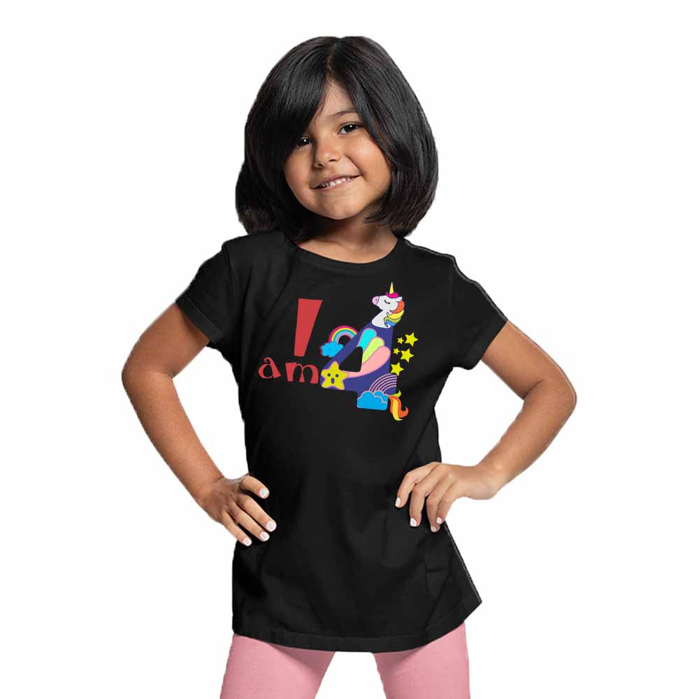 Joy Game 4rd Birthday Theme Kids T-shirt