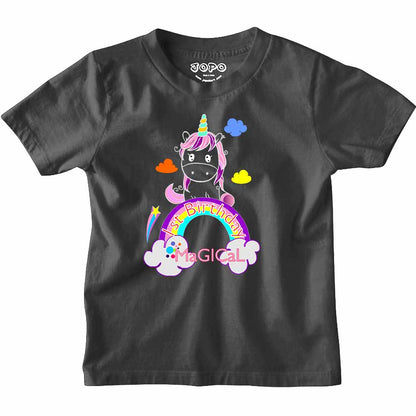 1st Birthday Unicorn Design kids T-shirt/Romper