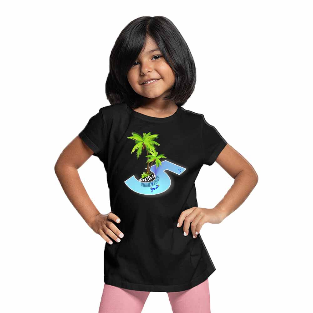 Beach Designed 5th Birthday Theme Kids T-shirt