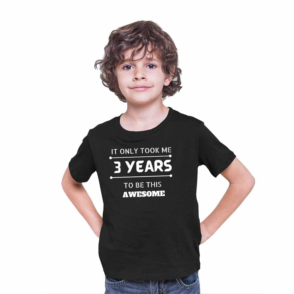 3 Years Birthday Theme Kids T-shirt