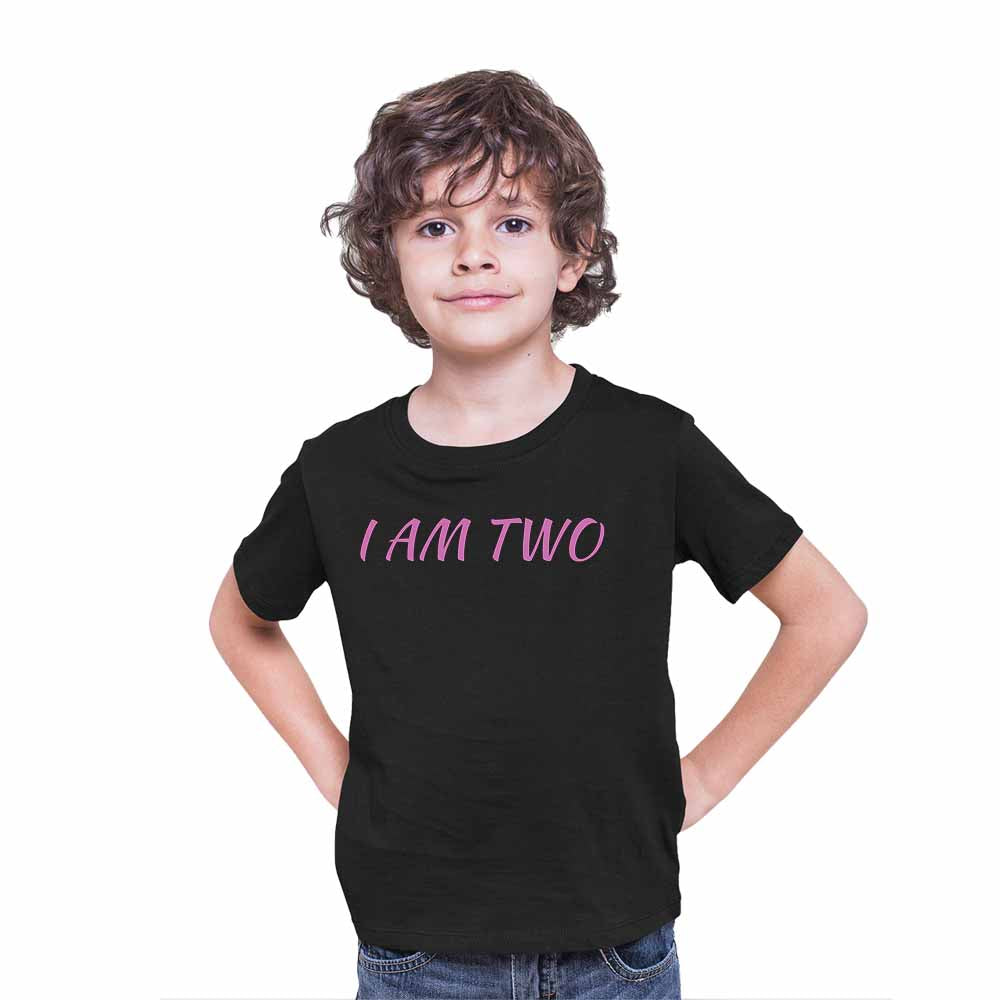 I Am Two Birthday Theme Kids T-shirt