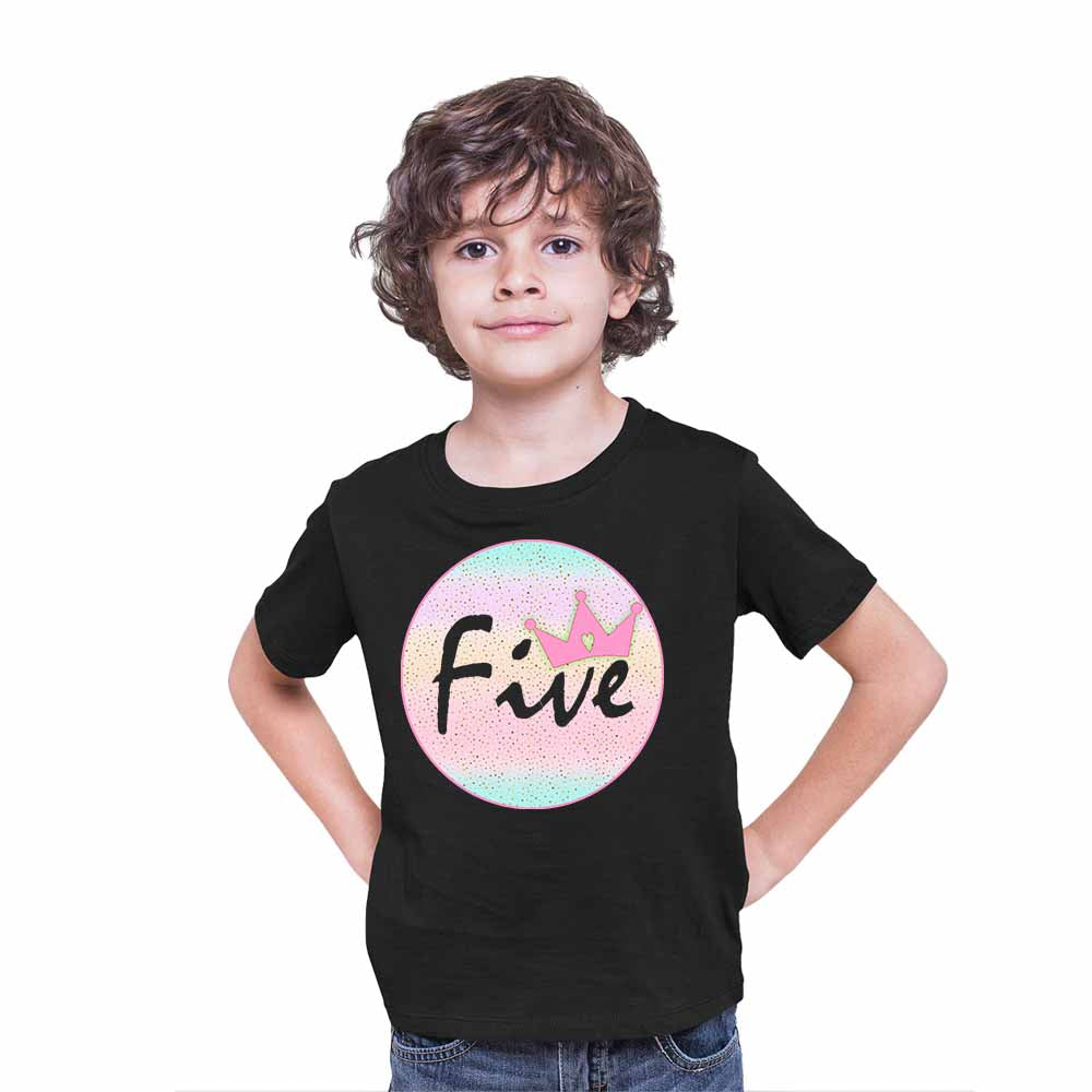 5th Birthday Theme Kids T-shirt