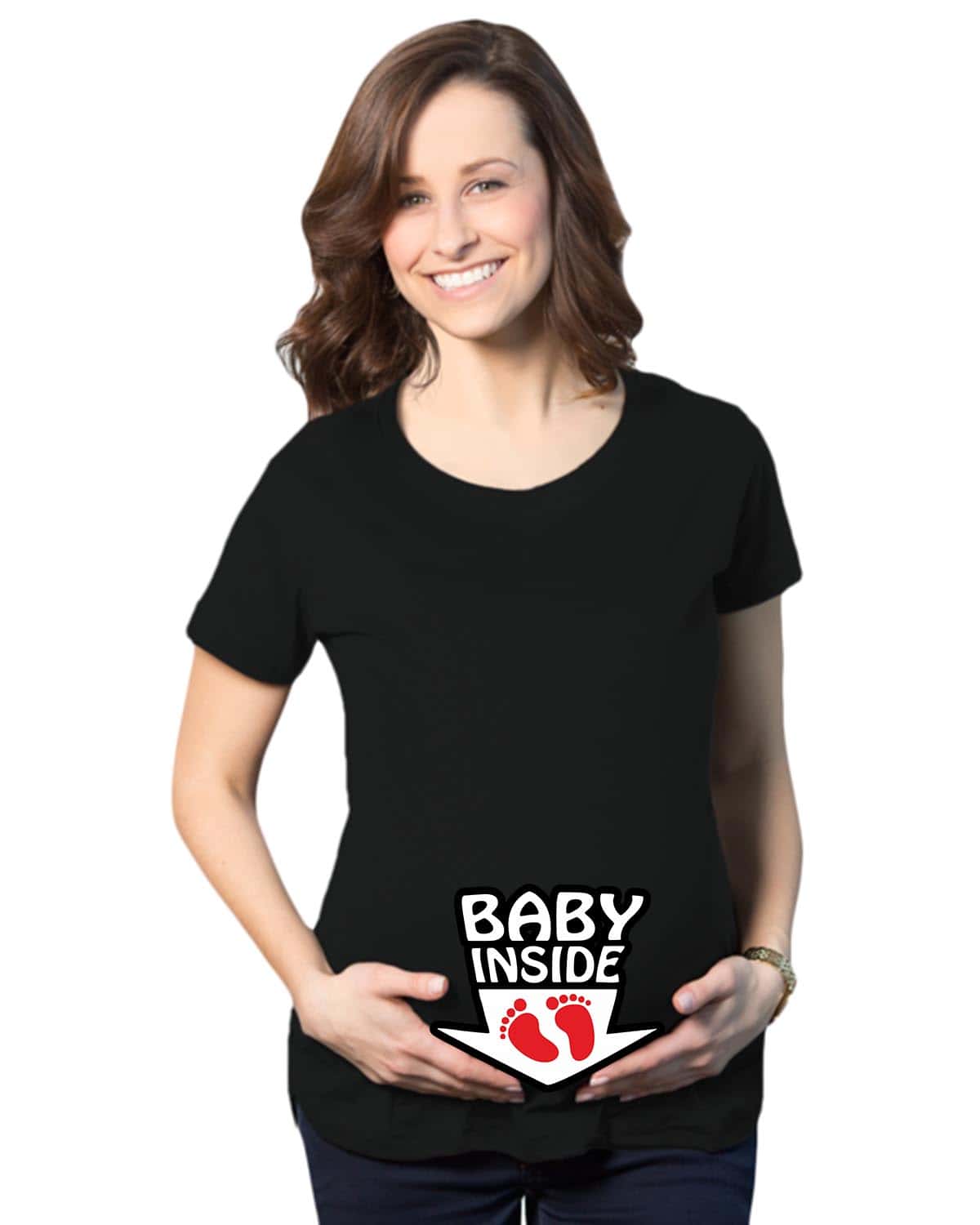 baby inside t shirt