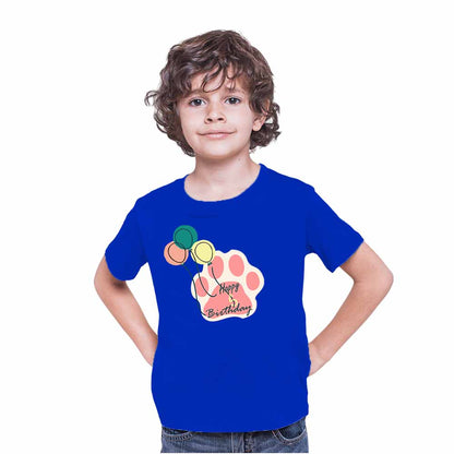 Balloon Design 5th Birthday Theme Kids T-shirt