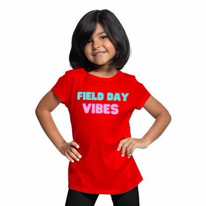 Pre-school Theme Field Day Vibes T-Shirt For Kids