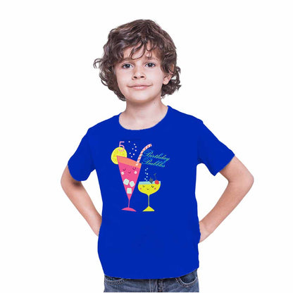 Beach Designed 5th Birthday Theme Kids T-shirt