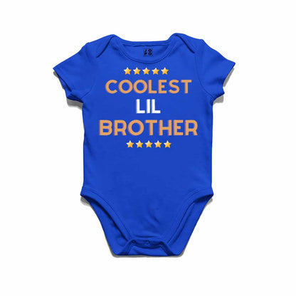 Cooler Lil Brother Design Multicolor T-shirt/Romper