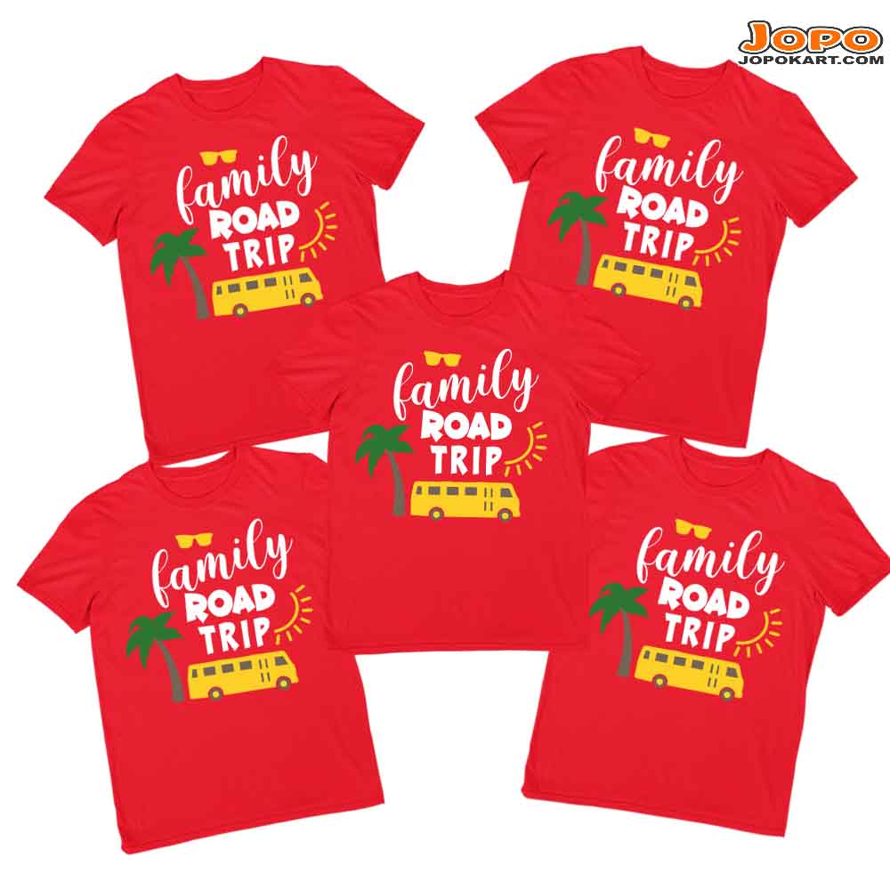 Family Road Trip - Group Tshirts | Jopokart