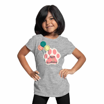 Balloon Design 5th Birthday Theme Kids T-shirt