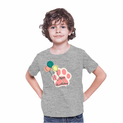 Balloon Design 5th Birthday Theme Kids T-shirt