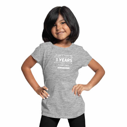 3 Years Birthday Theme Kids T-shirt