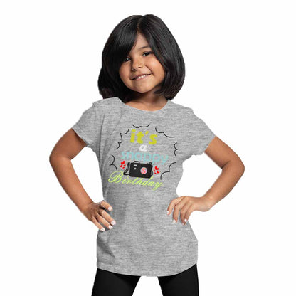 Snappy Camera Designed 5th Birthday Theme Kids T-shirt