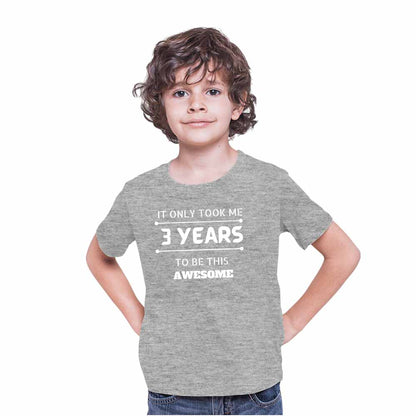 3 Years Birthday Theme Kids T-shirt