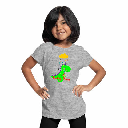 Baby Dino designed 4rd Birthday Theme Kids T-shirt