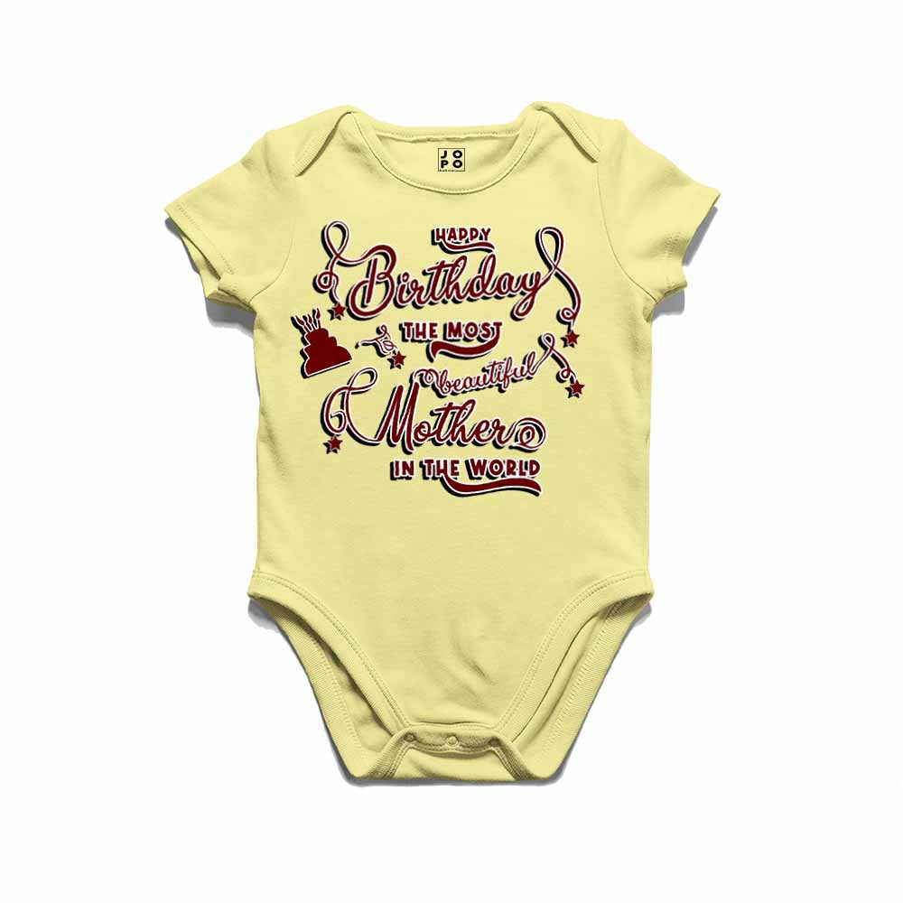 Happy Birthday mother in world T-shirt/Romper