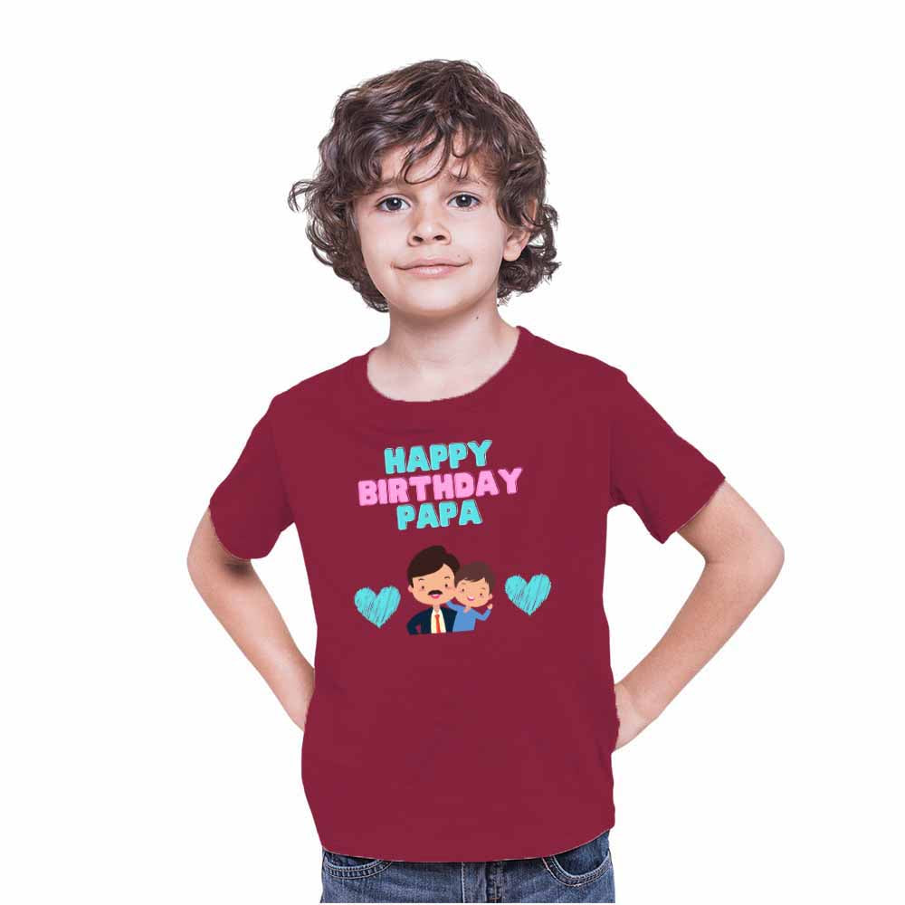 Happy Birthday Papa design T-shirt/Romper