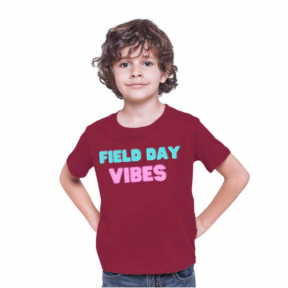 Pre-school Theme Field Day Vibes T-Shirt For Kids