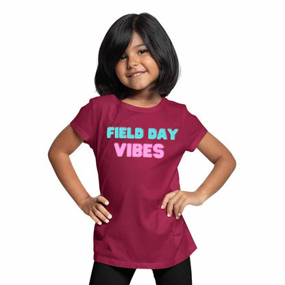 Pre-school Theme Field Day Vibes T-Shirt For Kids