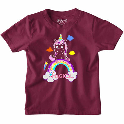 1st Birthday Unicorn Design kids T-shirt/Romper