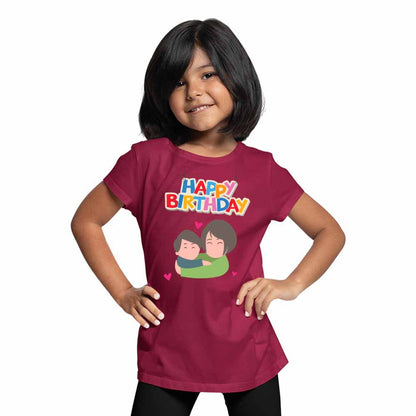 Happy Birthday mommy with kids T-shirt/Romper