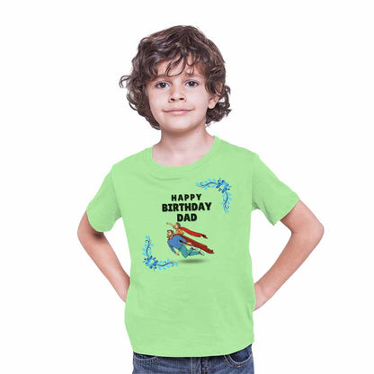 Happy Birthday Dad Design Boy T-shirt 