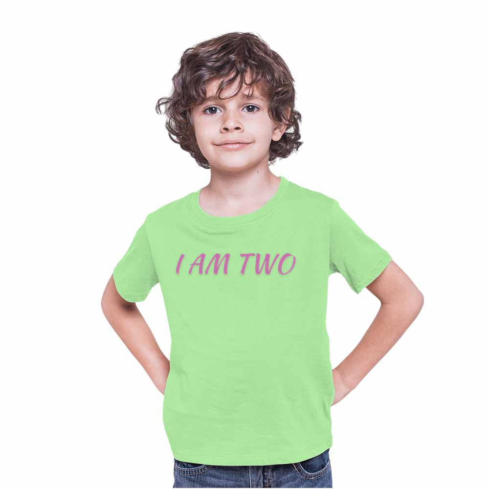 I Am Two Birthday Theme Kids T-shirt