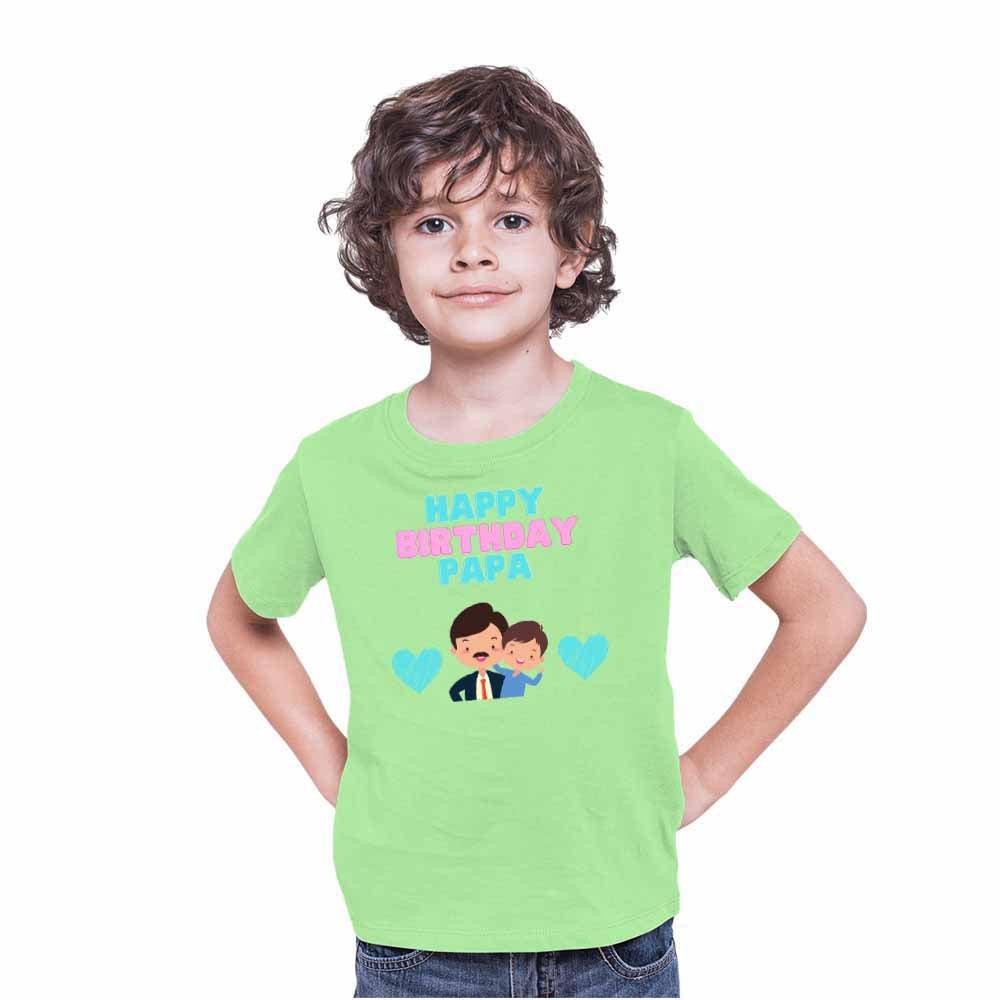 Happy Birthday Papa design T-shirt/Romper