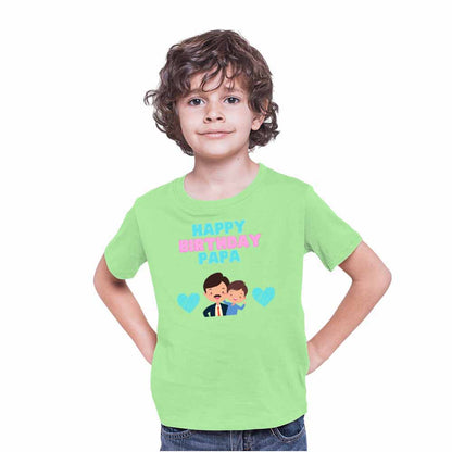 Happy Birthday Papa design T-shirt/Romper