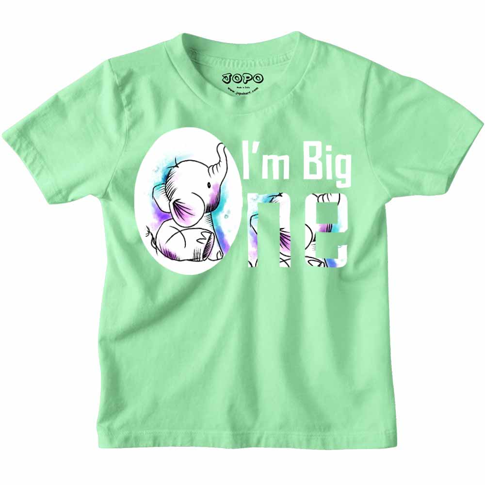 Iam Big one Elephant+ Design T-shirt/Romper