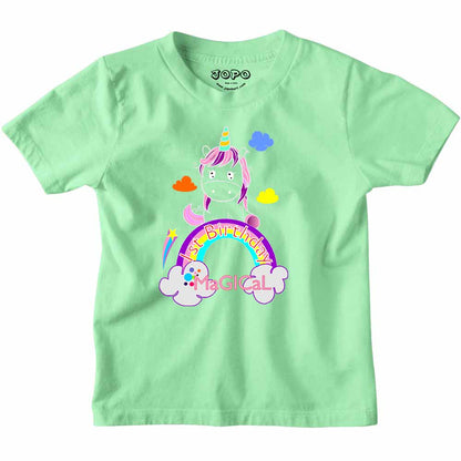 1st Birthday Unicorn Design kids T-shirt/Romper