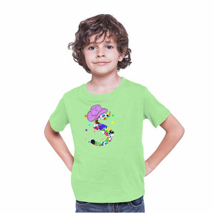 Graphic Style 5th Birthday Theme Kids T-shirt