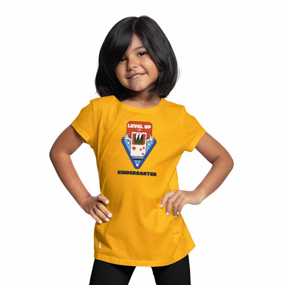 Pre-school Theme Leave Up T-Shirt For Kids