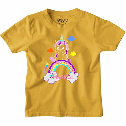 1st Birthday Unicorn Design kids T-shirt/Romper